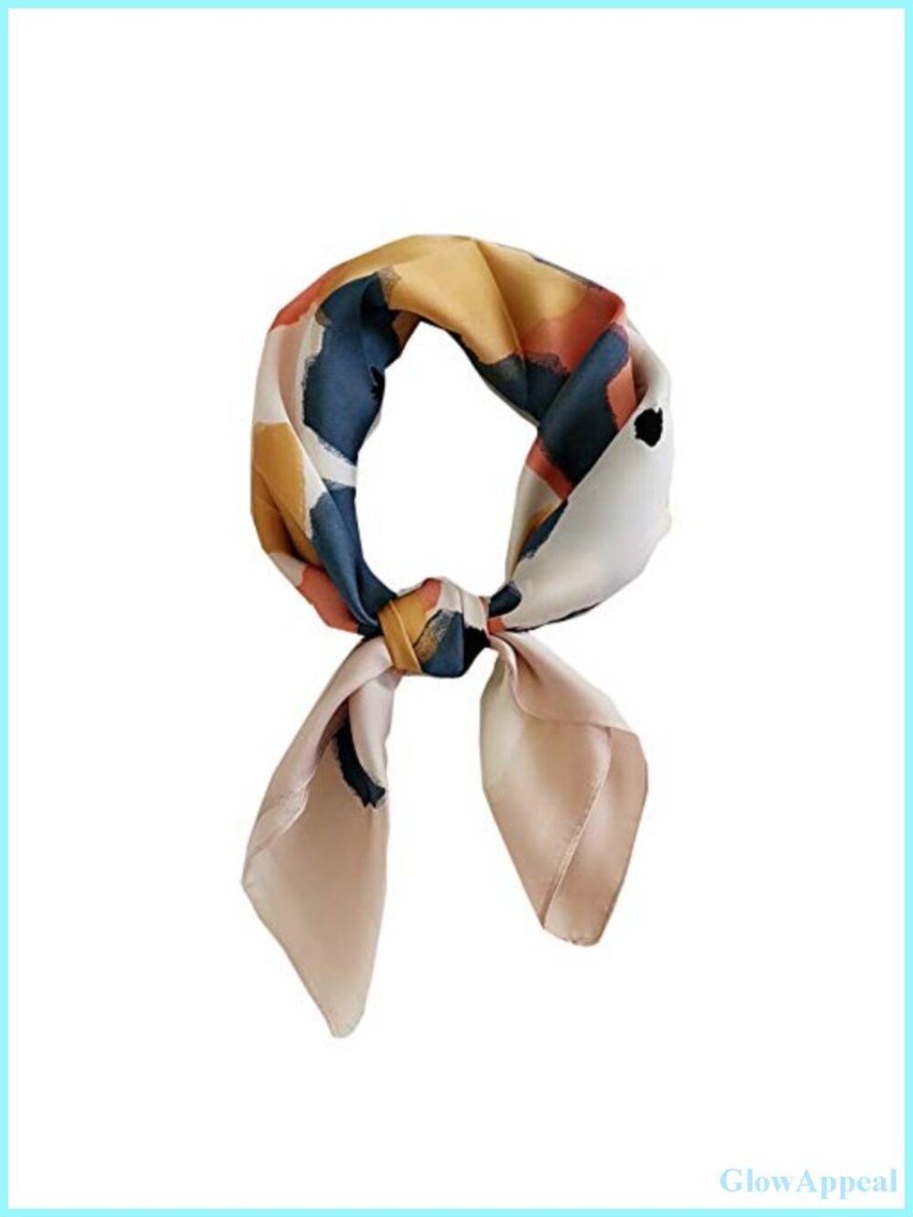 Silk Feeling Satin Square Scarf Women's Head Scarf 27.5 x 27.5 Lightweight